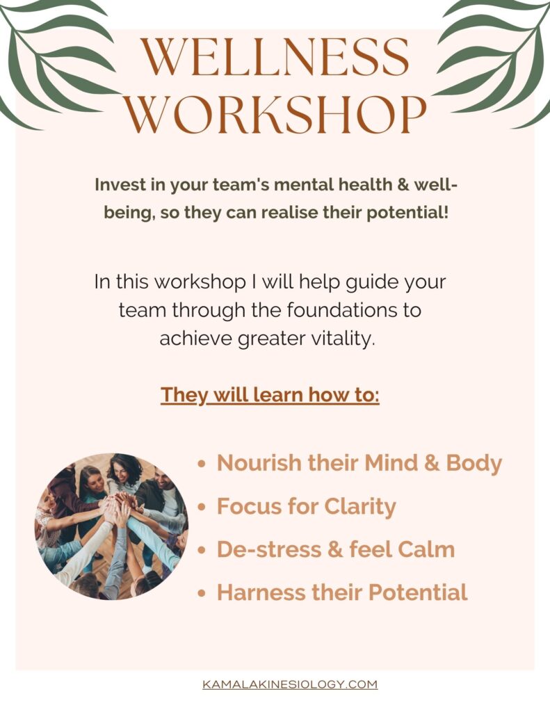 Corporate Well-being workshop UK - Raise your team's Potential